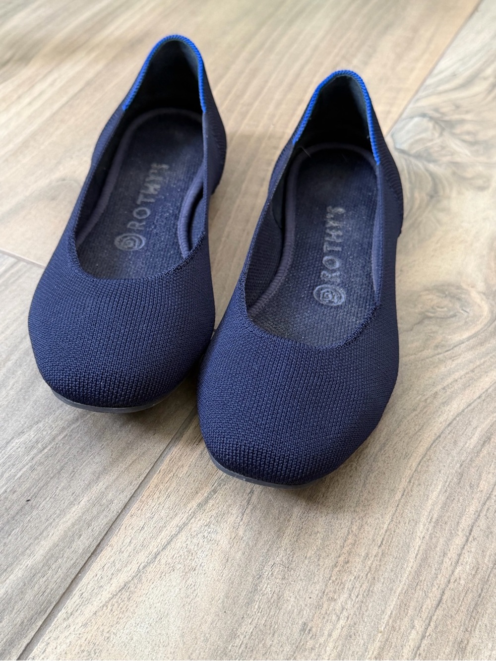 Rothy's Navy Knit Flats size 8.5 - Picture 4 of 4
